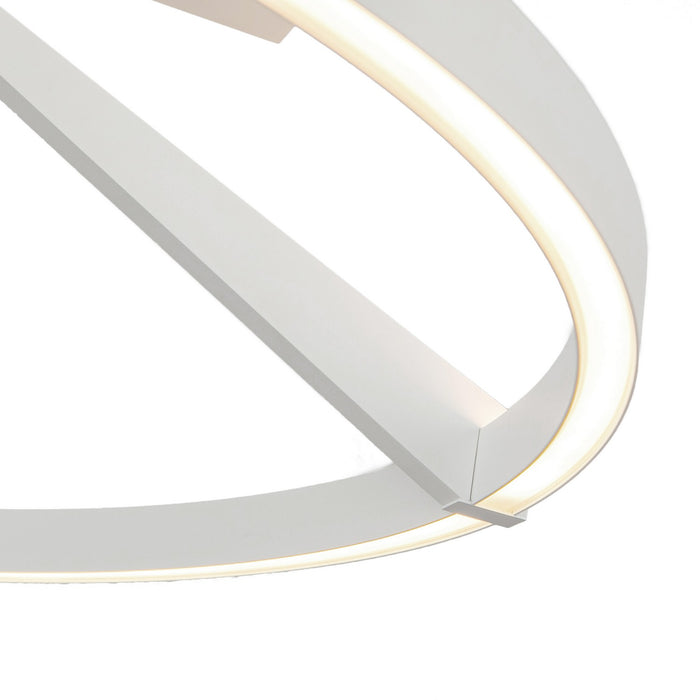 Kuzco Lighting SF27724-WH-3WCCT-UNV LED Semi-Flush Mount, White