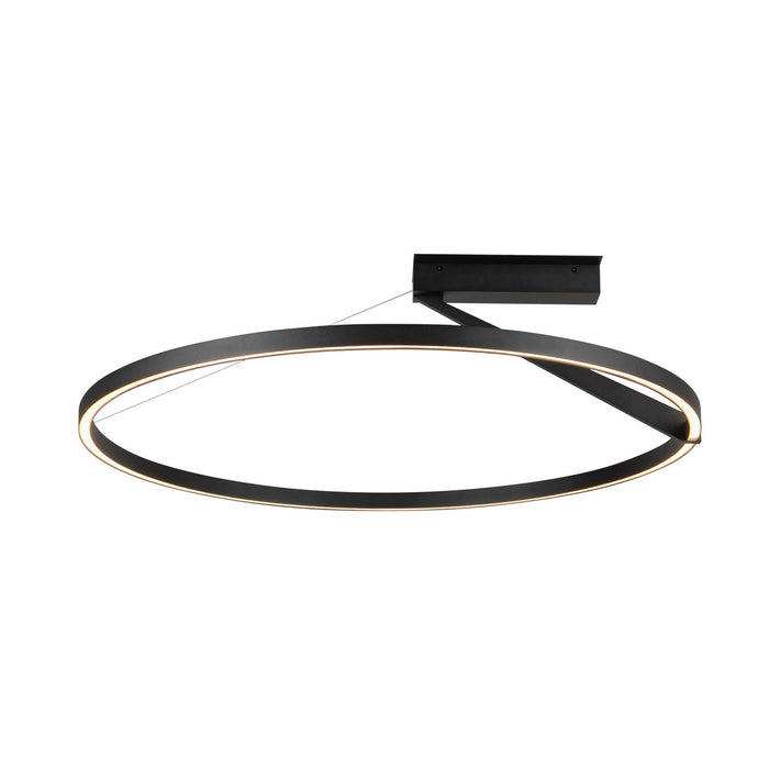 Kuzco Lighting SF27731-BK-3WCCT-UNV LED Semi-Flush Mount, Black