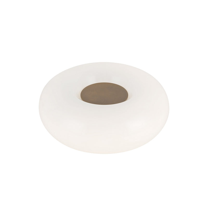Kuzco Lighting TL12409-VB/OP LED Table Lamp, Vintage Brass/Opal Glass