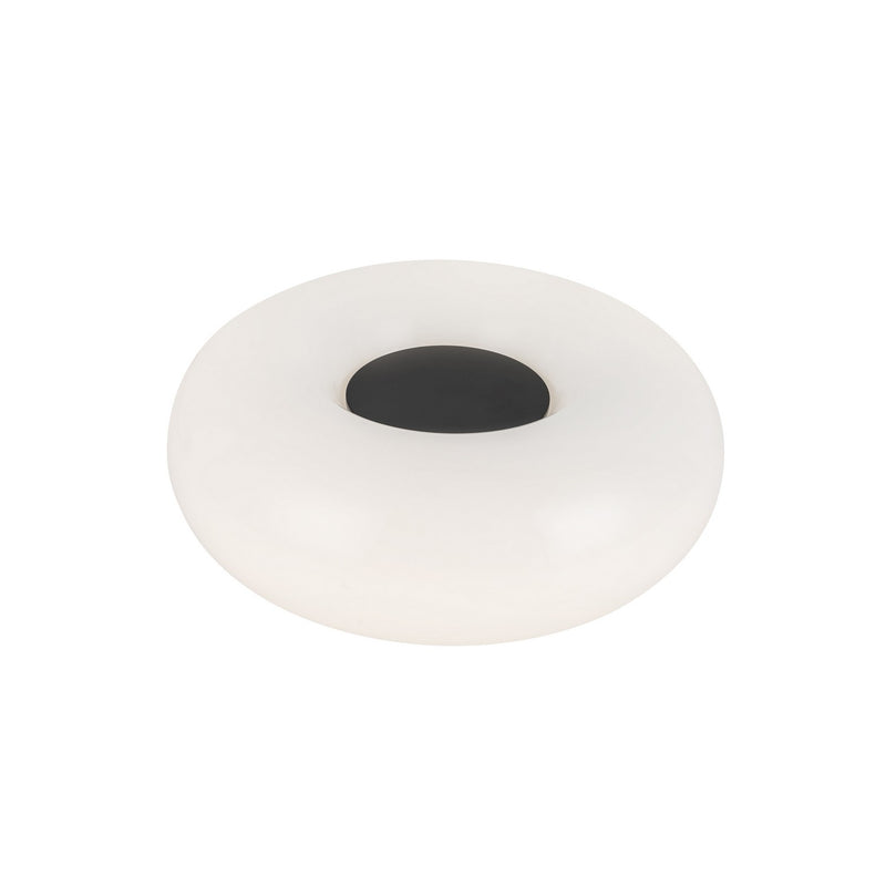Kuzco Lighting TL12409-BK/OP LED Table Lamp, Black/Opal Glass