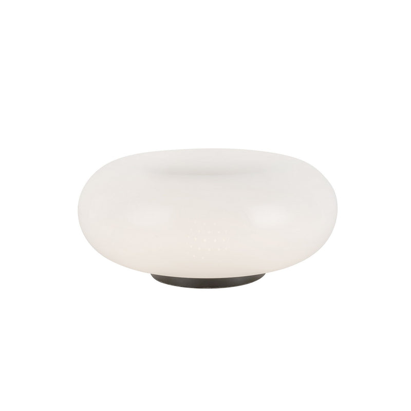 Kuzco Lighting TL12409-BK/OP LED Table Lamp, Black/Opal Glass