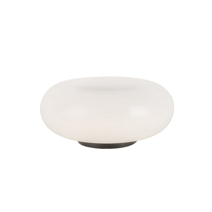 Kuzco Lighting TL12409-BK/OP LED Table Lamp, Black/Opal Glass