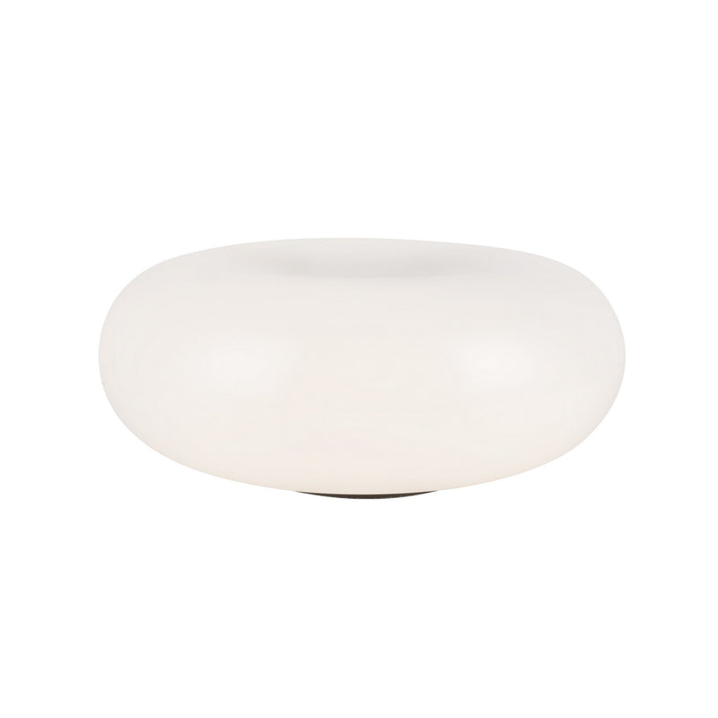 Kuzco Lighting TL12413-BK/OP LED Table Lamp, Black/Opal Glass