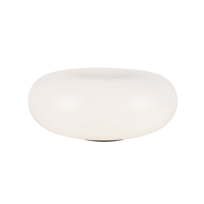 Kuzco Lighting TL12413-BK/OP LED Table Lamp, Black/Opal Glass
