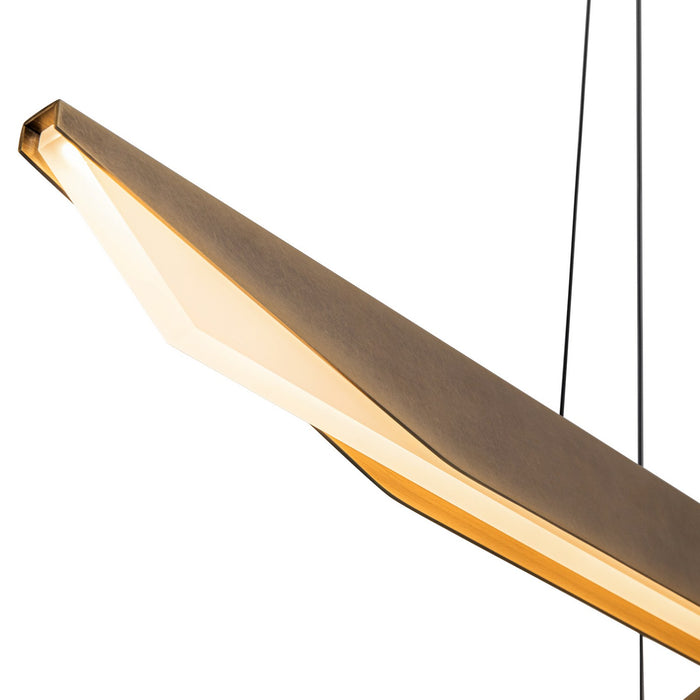 Kuzco Lighting PD64231-VB-UNV-010 LED Pendant, Vintage Brass