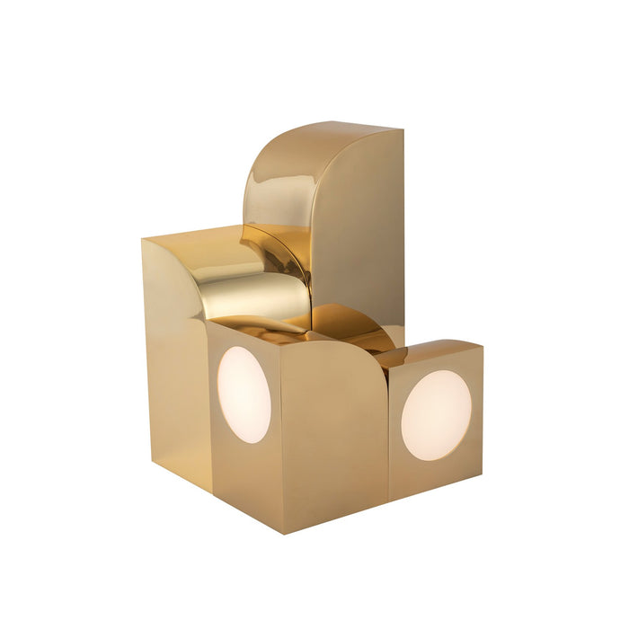 Kuzco Lighting TL82412-PB LED Table Lamp, Polished Brass