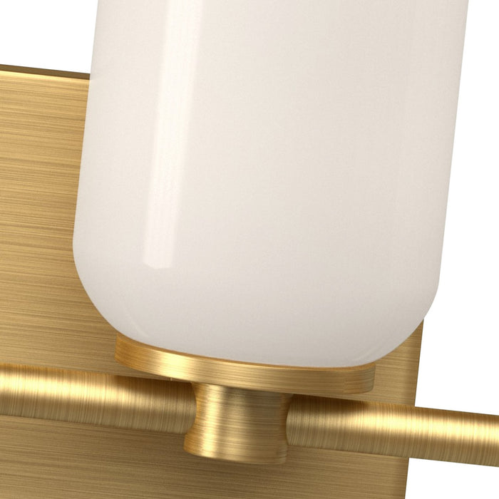 Kuzco Lighting VL57732-BG/GO Five Light Vanity, Brushed Gold/Glossy Opal Glass
