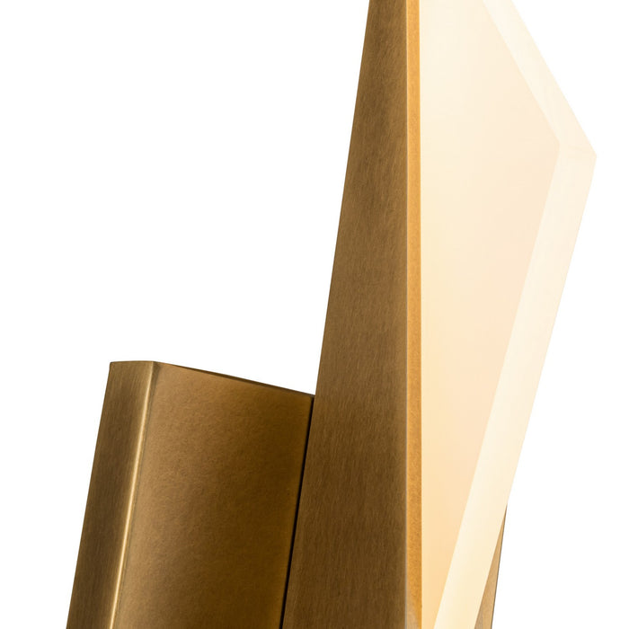Kuzco Lighting WS64215-VB LED Wall Sconce, Vintage Brass