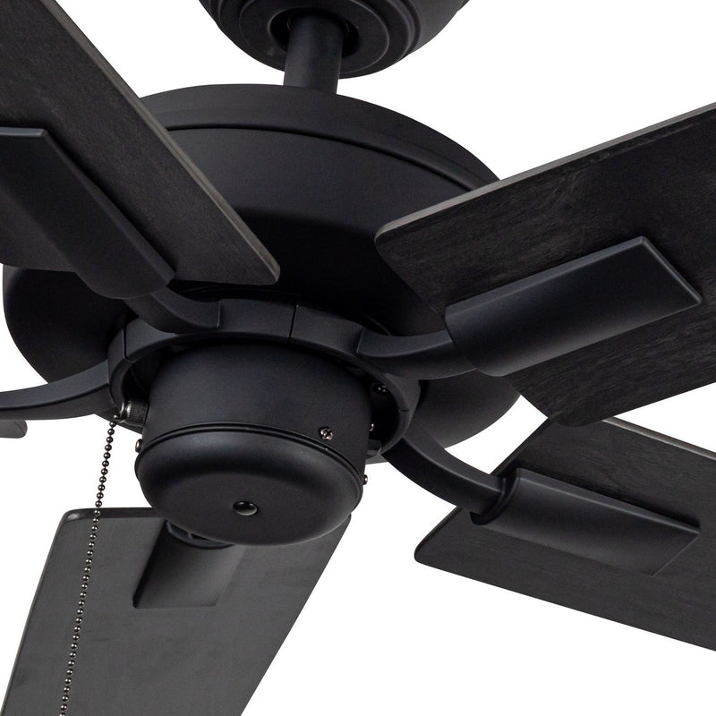 Kuzco Lighting CF78752-MB-NLP 52" Ceiling Fan, Matte Black