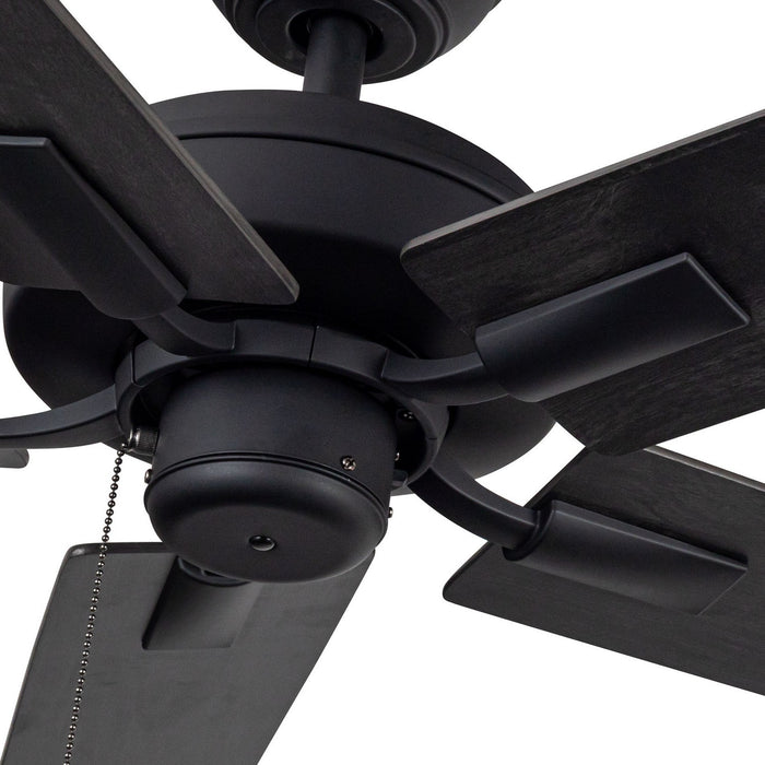 Kuzco Lighting CF78752-MB-NLP 52" Ceiling Fan, Matte Black