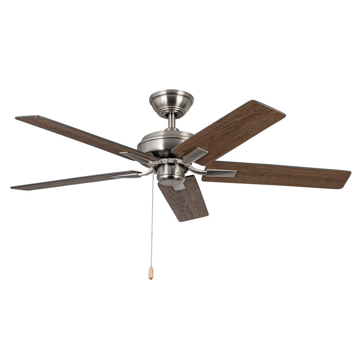 Kuzco Lighting CF78752-BN-NLP 52" Ceiling Fan, Brushed Nickel