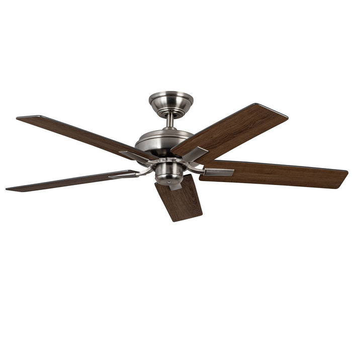 Kuzco Lighting CF78752-BN-NLW 52" Ceiling Fan, Brushed Nickel