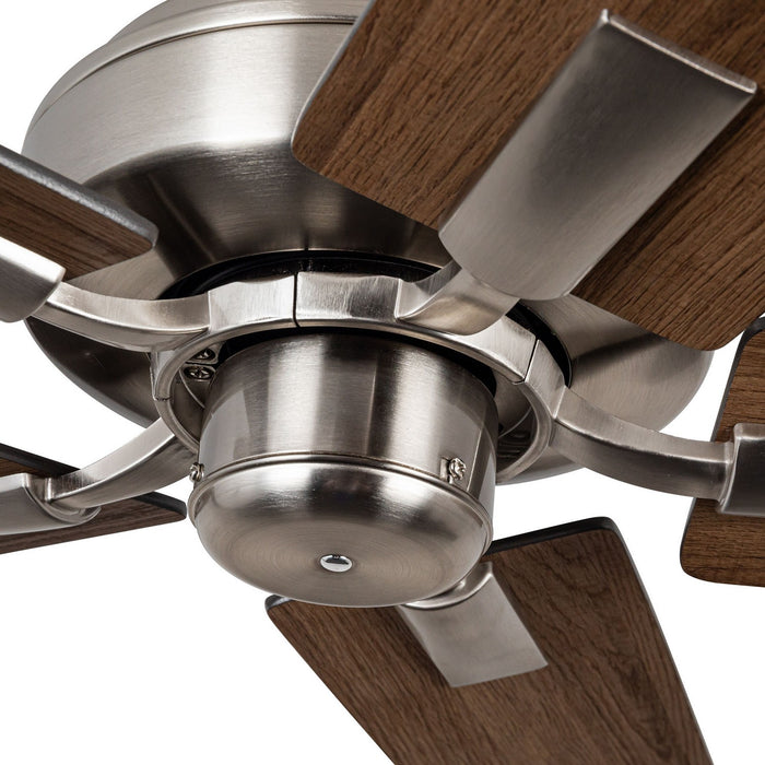 Kuzco Lighting CF78752-BN-NLW 52" Ceiling Fan, Brushed Nickel