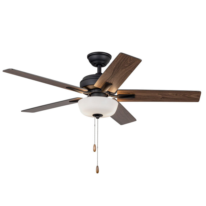 Kuzco Lighting CF78752-MB-LKP 52" Ceiling Fan, Matte Black