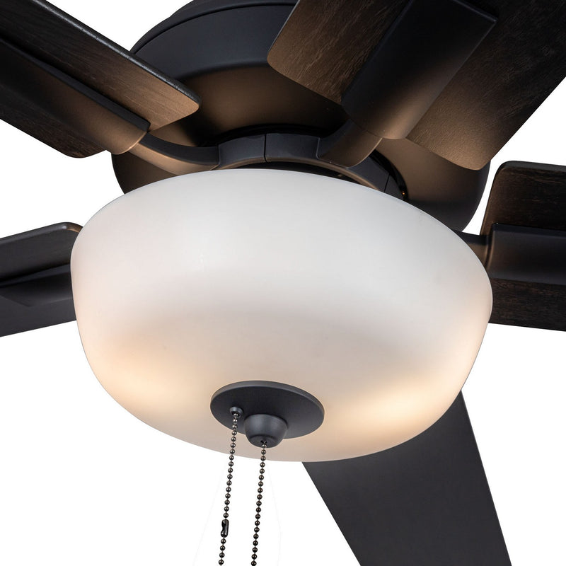 Kuzco Lighting CF78752-MB-LKP 52" Ceiling Fan, Matte Black