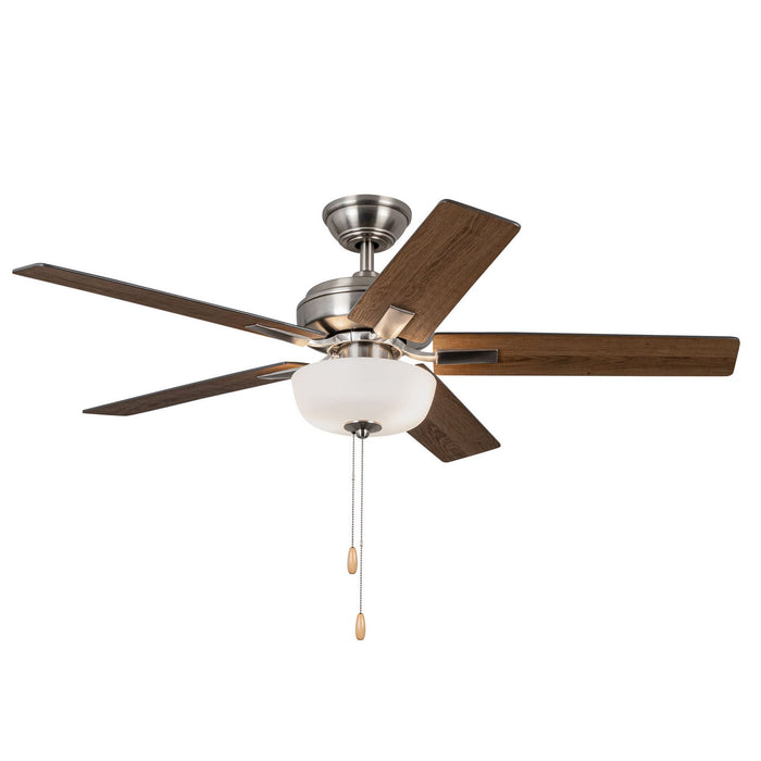 Kuzco Lighting CF78752-BN-LKP 52" Ceiling Fan, Brushed Nickel