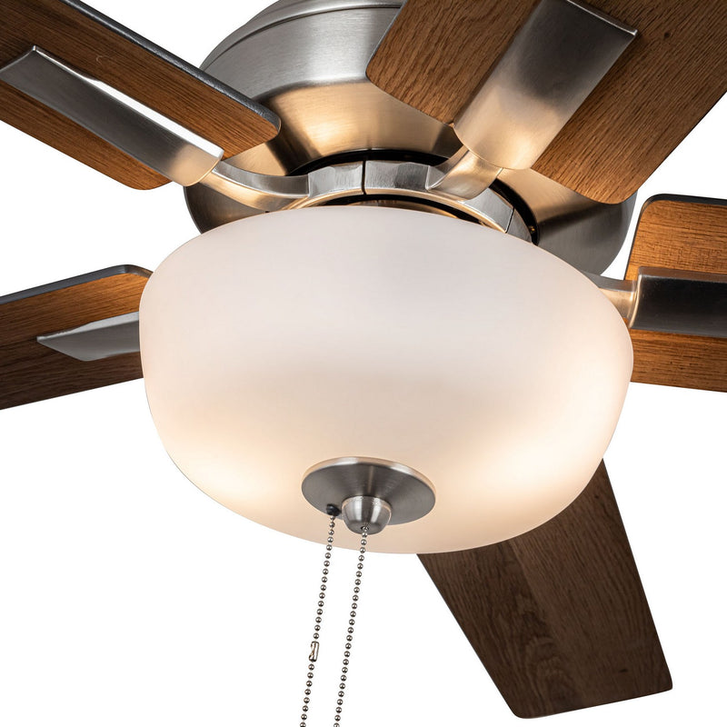 Kuzco Lighting CF78752-BN-LKP 52" Ceiling Fan, Brushed Nickel