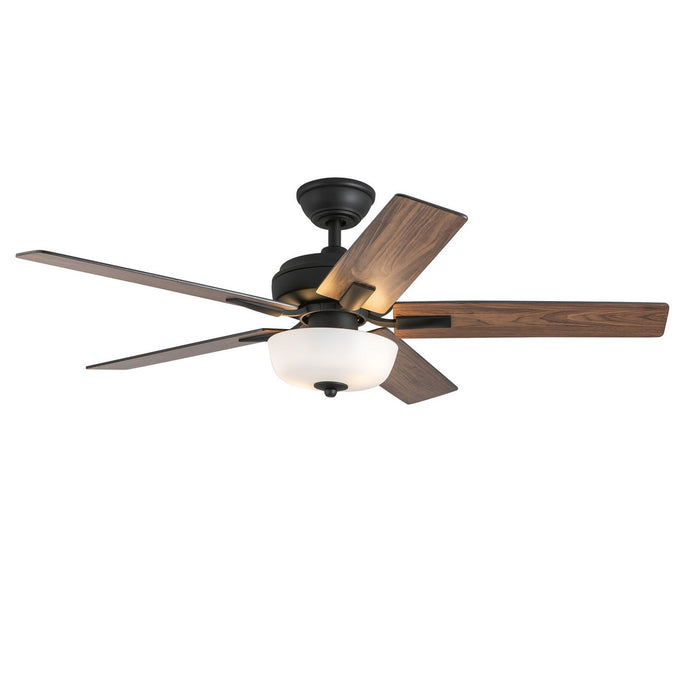 Kuzco Lighting CF78752-MB-LKW 52" Ceiling Fan, Matte Black