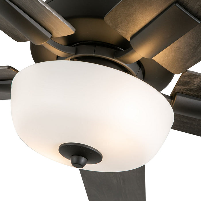 Kuzco Lighting CF78752-MB-LKW 52" Ceiling Fan, Matte Black