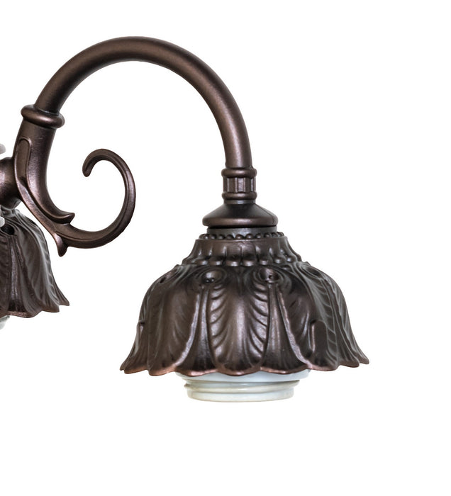 Meyda Tiffany 11617 Three Light Chandelier Hardware, Mahogany Bronze