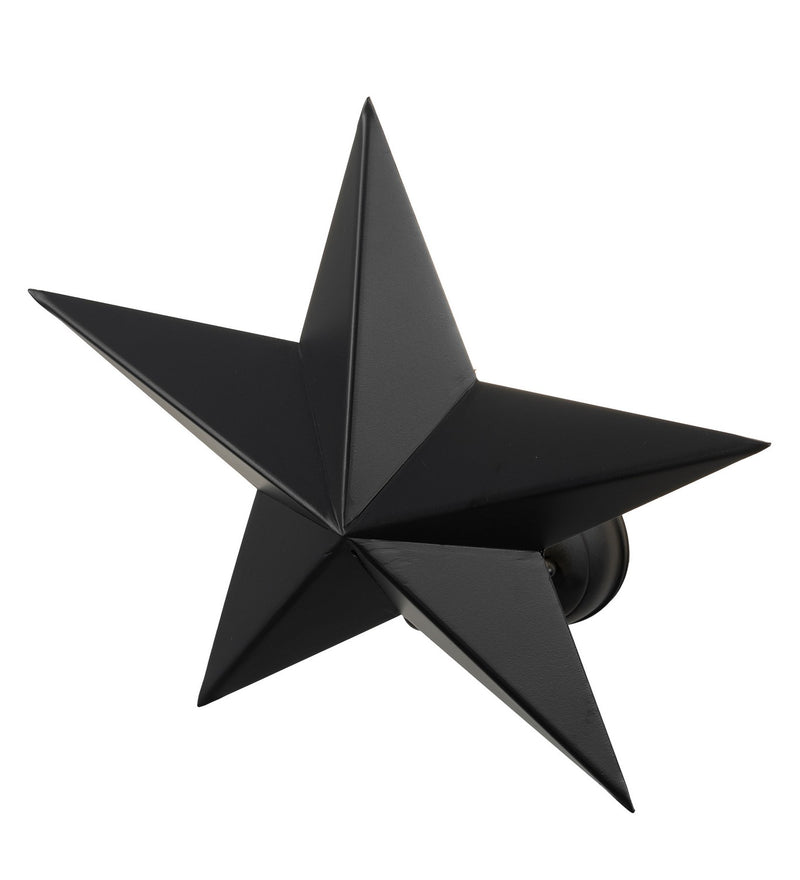 Meyda Tiffany 249904 One Light Wall Sconce, Solar Black