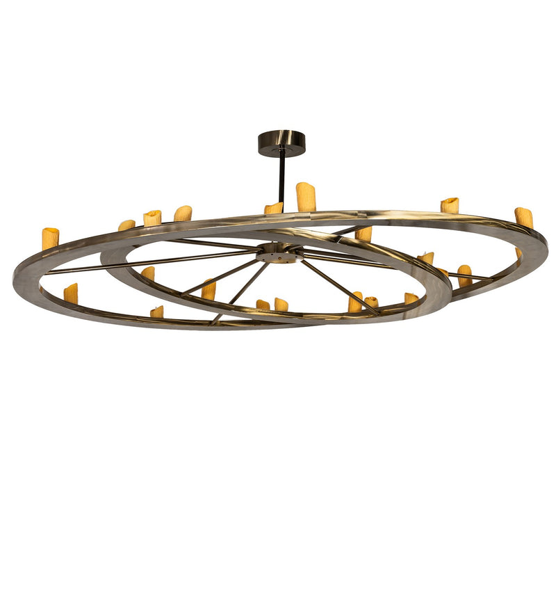 Meyda Tiffany 271153 LED Chandelier, Brass