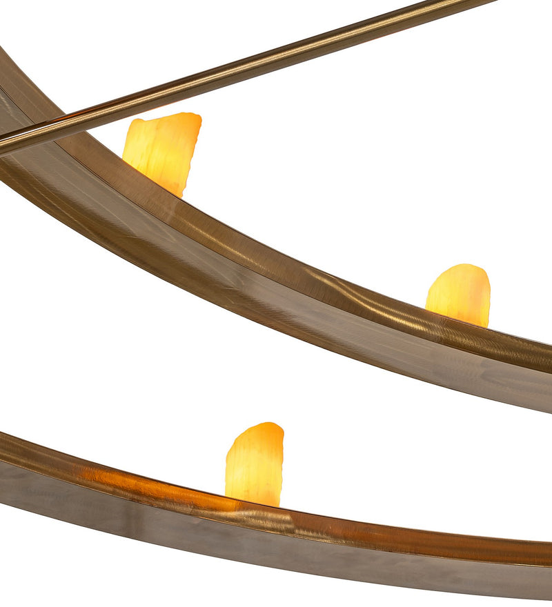 Meyda Tiffany 271153 LED Chandelier, Brass
