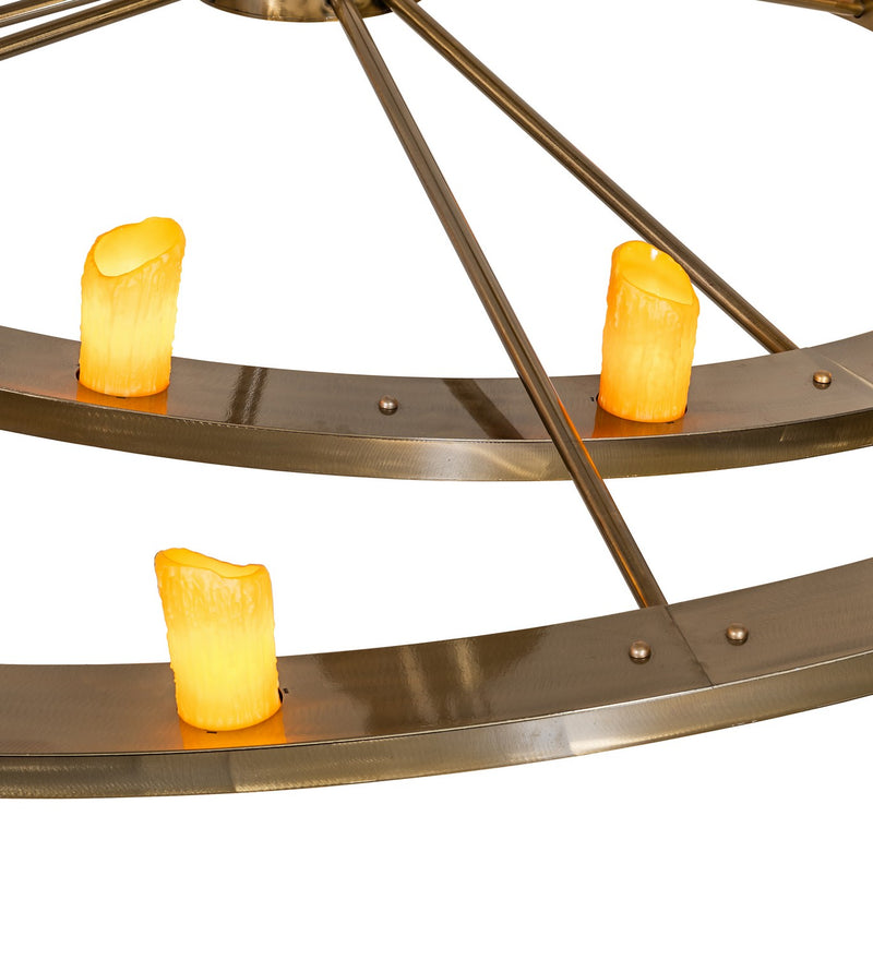 Meyda Tiffany 271153 LED Chandelier, Brass