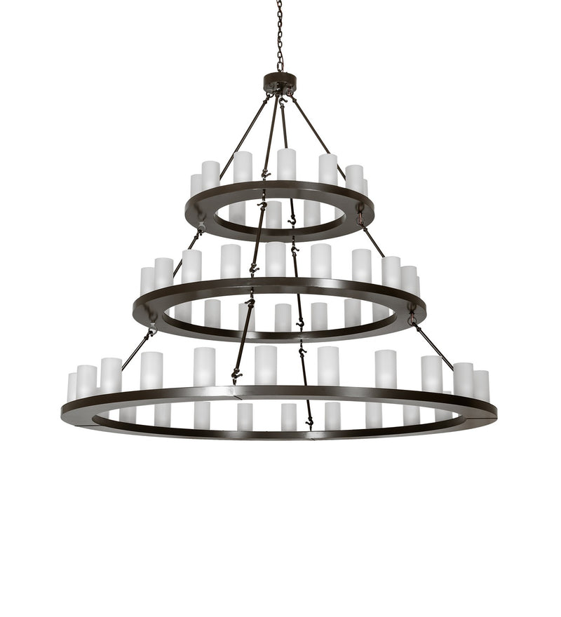 Meyda Tiffany 272412 LED Chandelier, Timeless Bronze