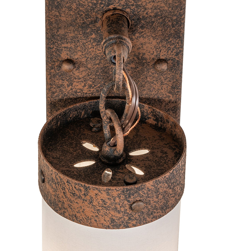 Meyda Tiffany 272440 LED Wall Sconce, Distressed Chestnut