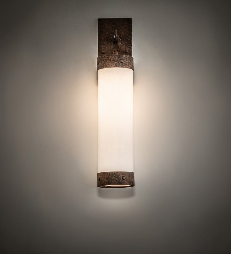 Meyda Tiffany 272440 LED Wall Sconce, Distressed Chestnut