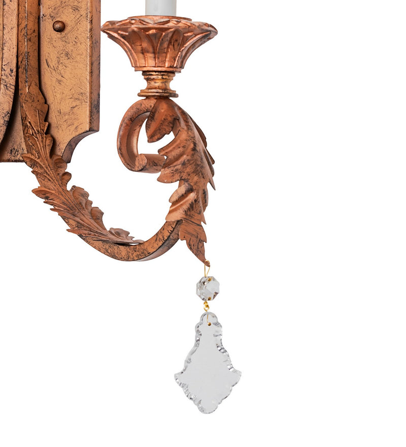 Meyda Tiffany 272445 Two Light Wall Sconce, Spanish Gold