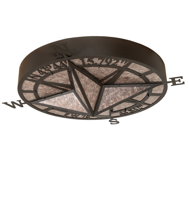 Meyda Tiffany 272507 Eight Light Ceiling Medallion, Oil Rubbed Bronze