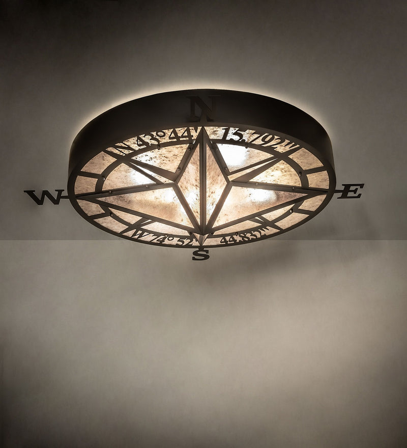 Meyda Tiffany 272507 Eight Light Ceiling Medallion, Oil Rubbed Bronze