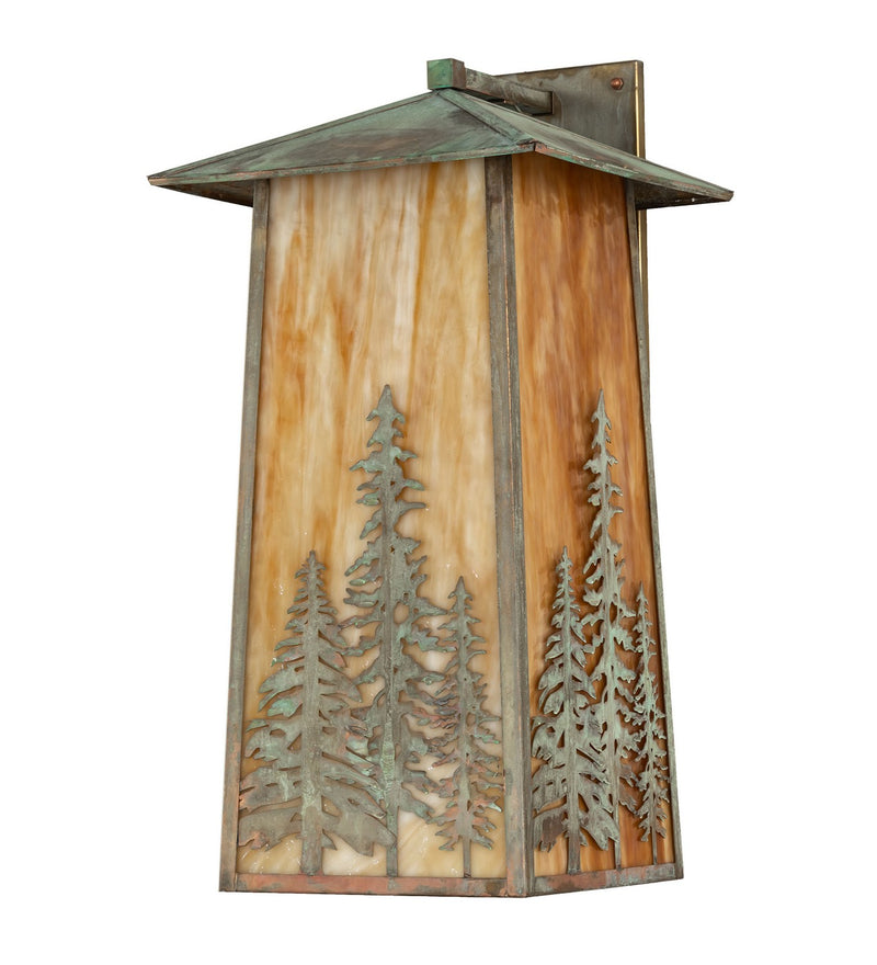 Meyda Tiffany 272950 One Light Wall Sconce, Verdigris