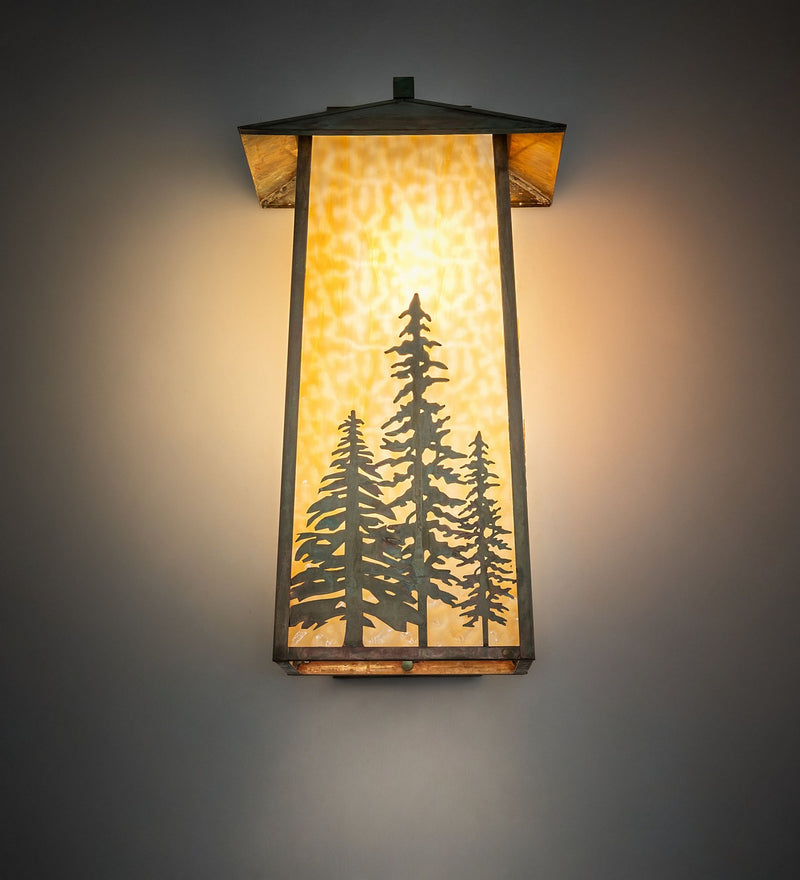 Meyda Tiffany 272950 One Light Wall Sconce, Verdigris