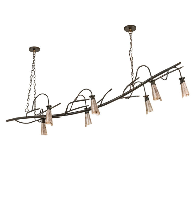 Meyda Tiffany 273231 Seven Light Chandelier, Dark Burnished Antique Copper