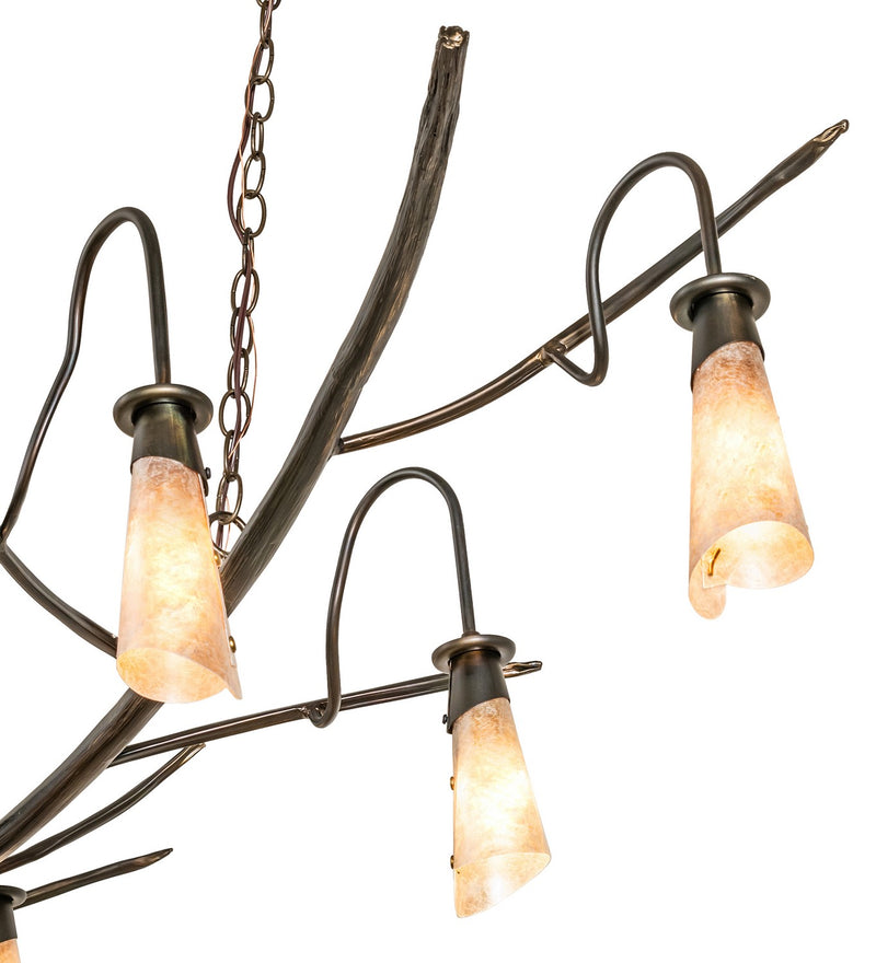 Meyda Tiffany 273231 Seven Light Chandelier, Dark Burnished Antique Copper