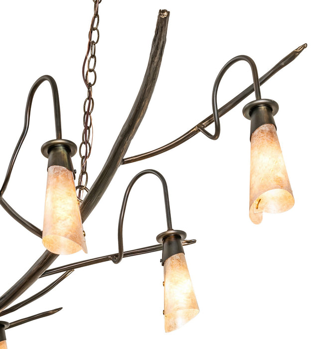 Meyda Tiffany 273231 Seven Light Chandelier, Dark Burnished Antique Copper