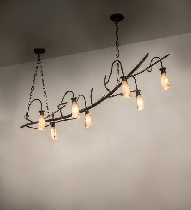 Meyda Tiffany 273231 Seven Light Chandelier, Dark Burnished Antique Copper