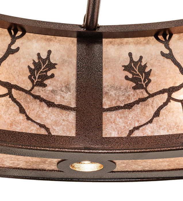 Meyda Tiffany 273593 12 Light Pendant, Copper Vein