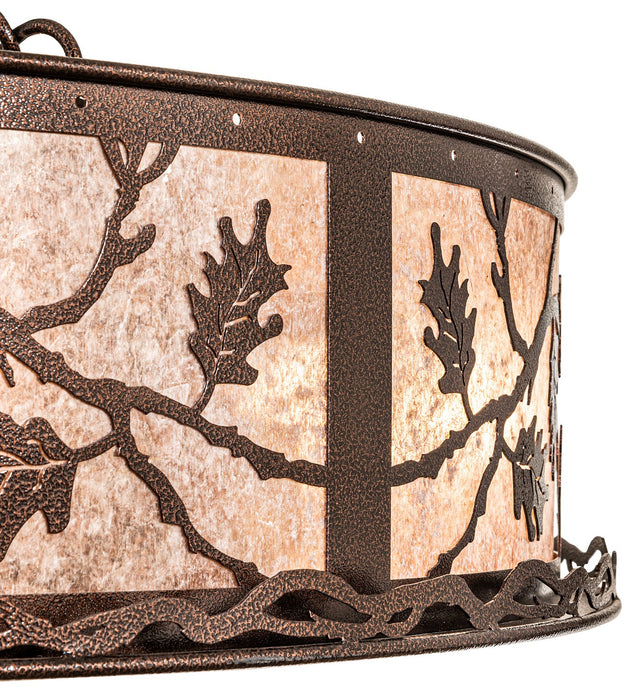 Meyda Tiffany 273593 12 Light Pendant, Copper Vein