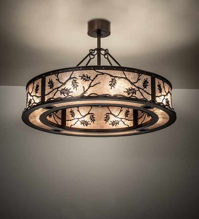 Meyda Tiffany 273593 12 Light Pendant, Copper Vein