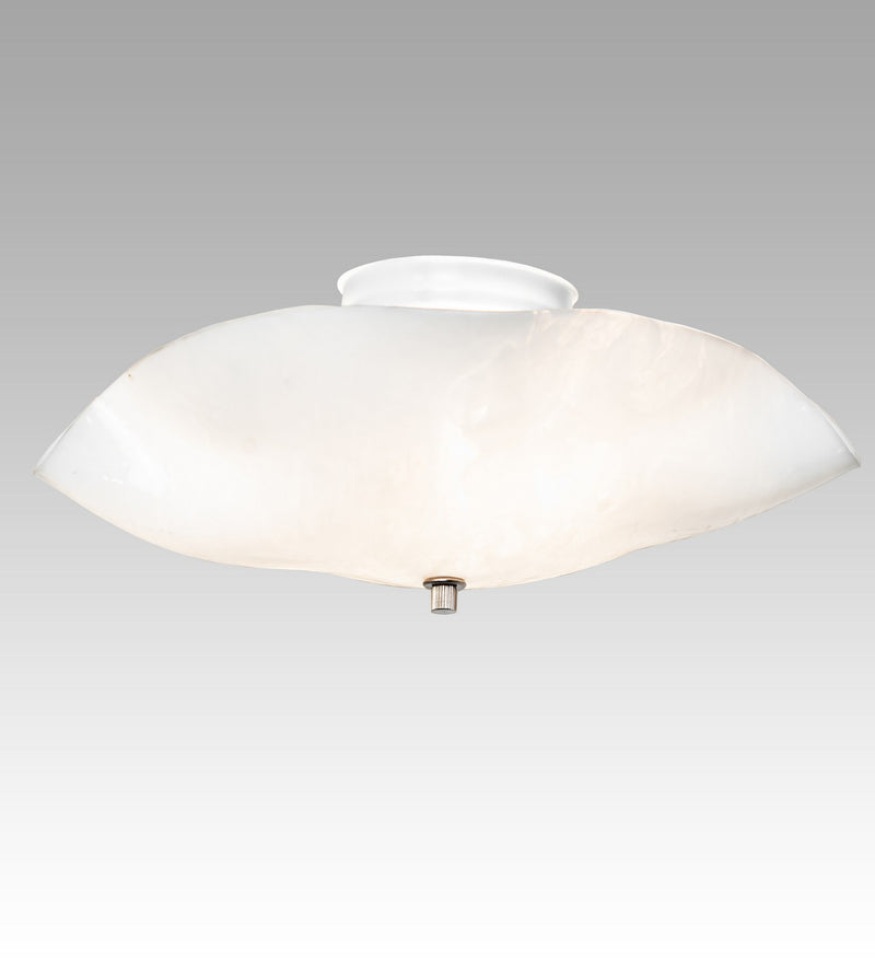 Meyda Tiffany 274424 Three Light Flushmount, White