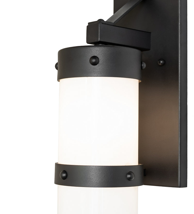 Meyda Tiffany 274525 One Light Wall Sconce, Wrought Iron