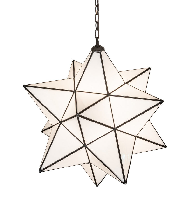 Meyda Tiffany 275279 One Light Pendant, Exterior Oil Rubbed Bronze