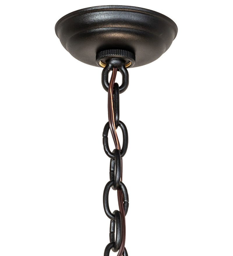 Meyda Tiffany 277277 Four Light Pendant, Textured Black