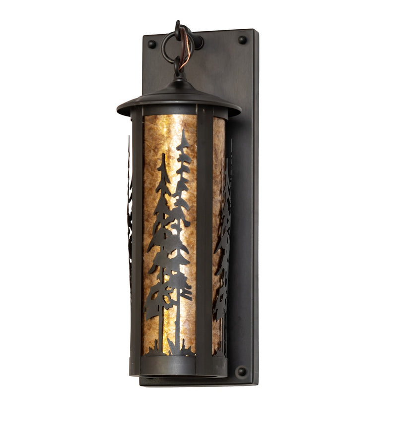 Meyda Tiffany 277835 LED Wall Sconce, Craftsman Brown