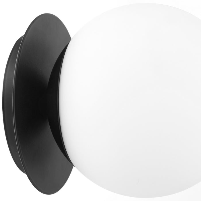 Quorum 339-1-59 One Light Wall Mount, Matte Black