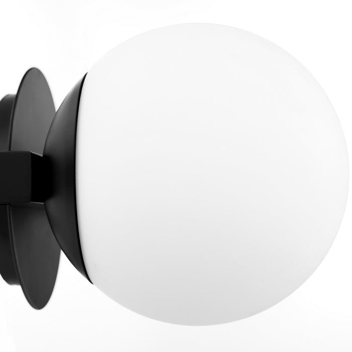 Quorum 539-2-59 Two Light Vanity, Matte Black